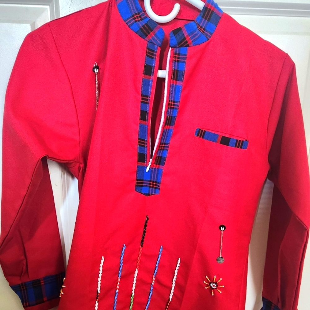 Maasai beaded shirts